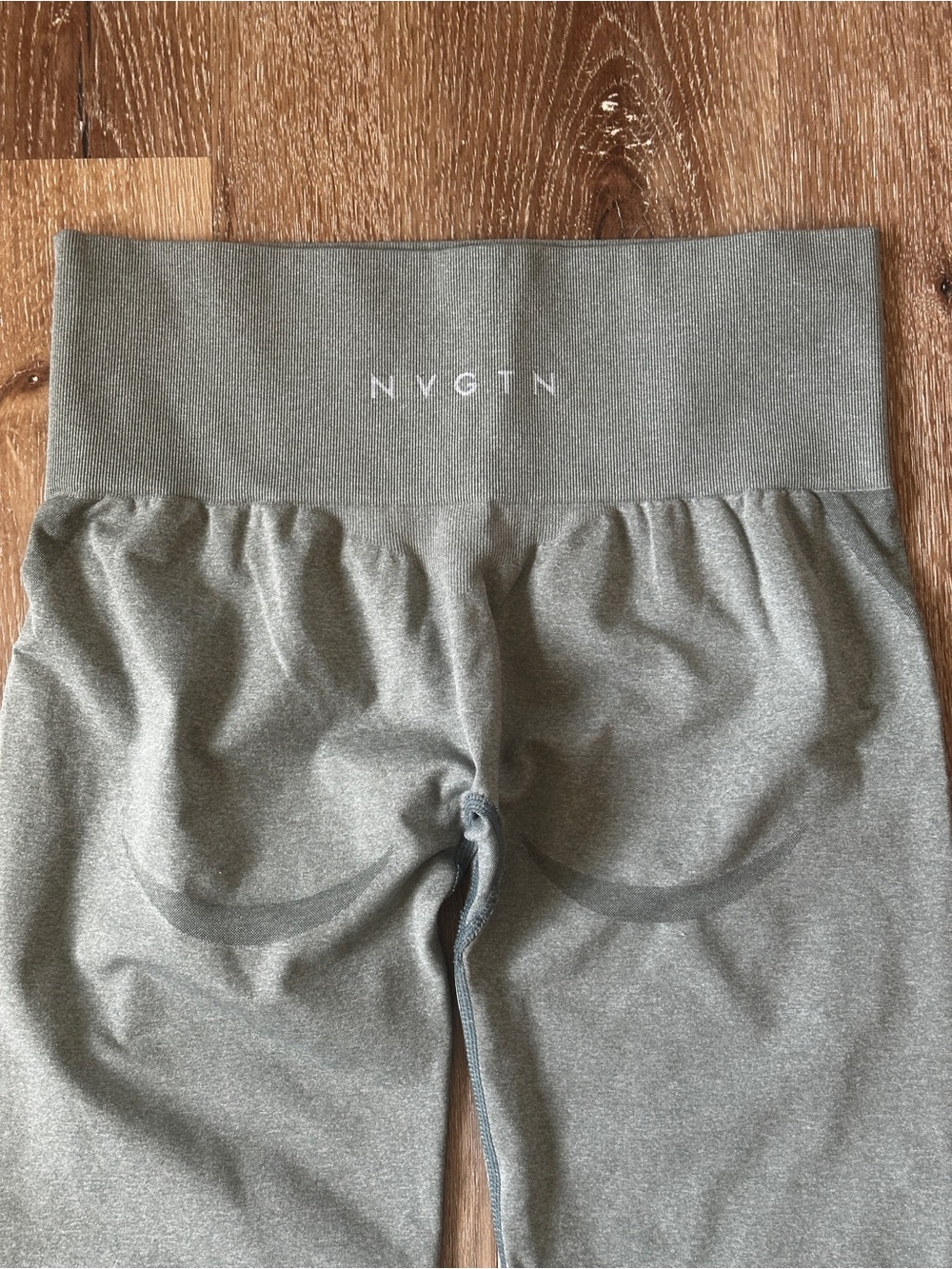 NVGTN Ribbed Olive Active Leggings